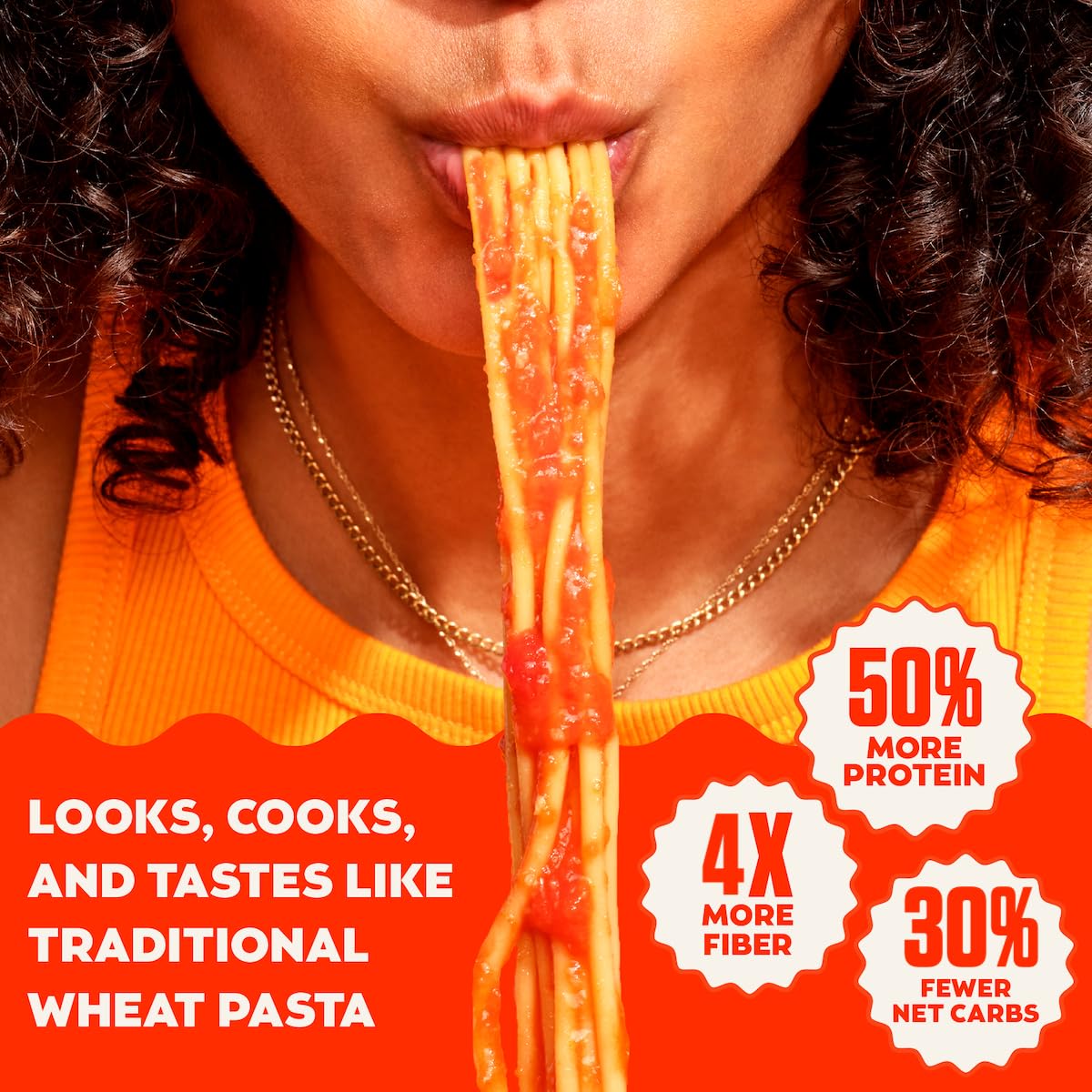 Banza gluten free spaghetti looks, cooks and tastes like wheat pasta with more protein and fiber 