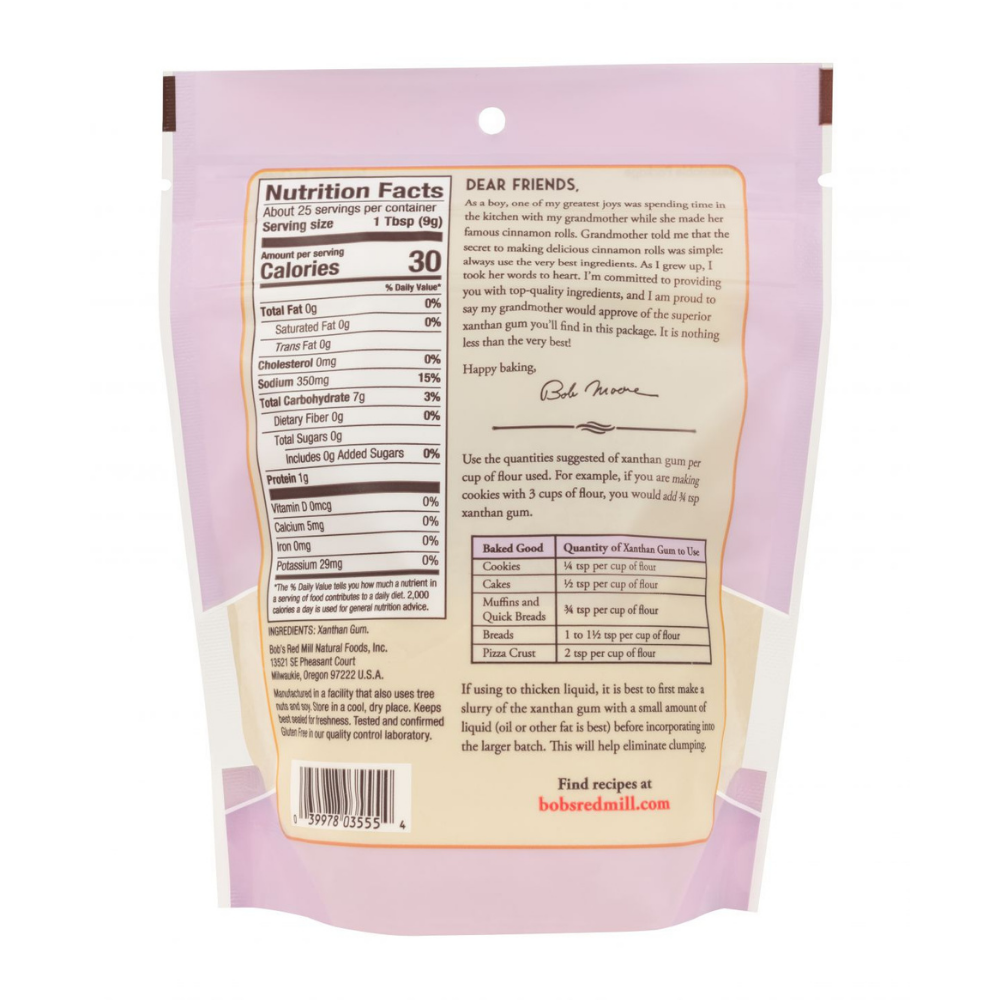 Bob's Red Mill Gluten Free Xanthan Gum | 8 Oz (227 g)