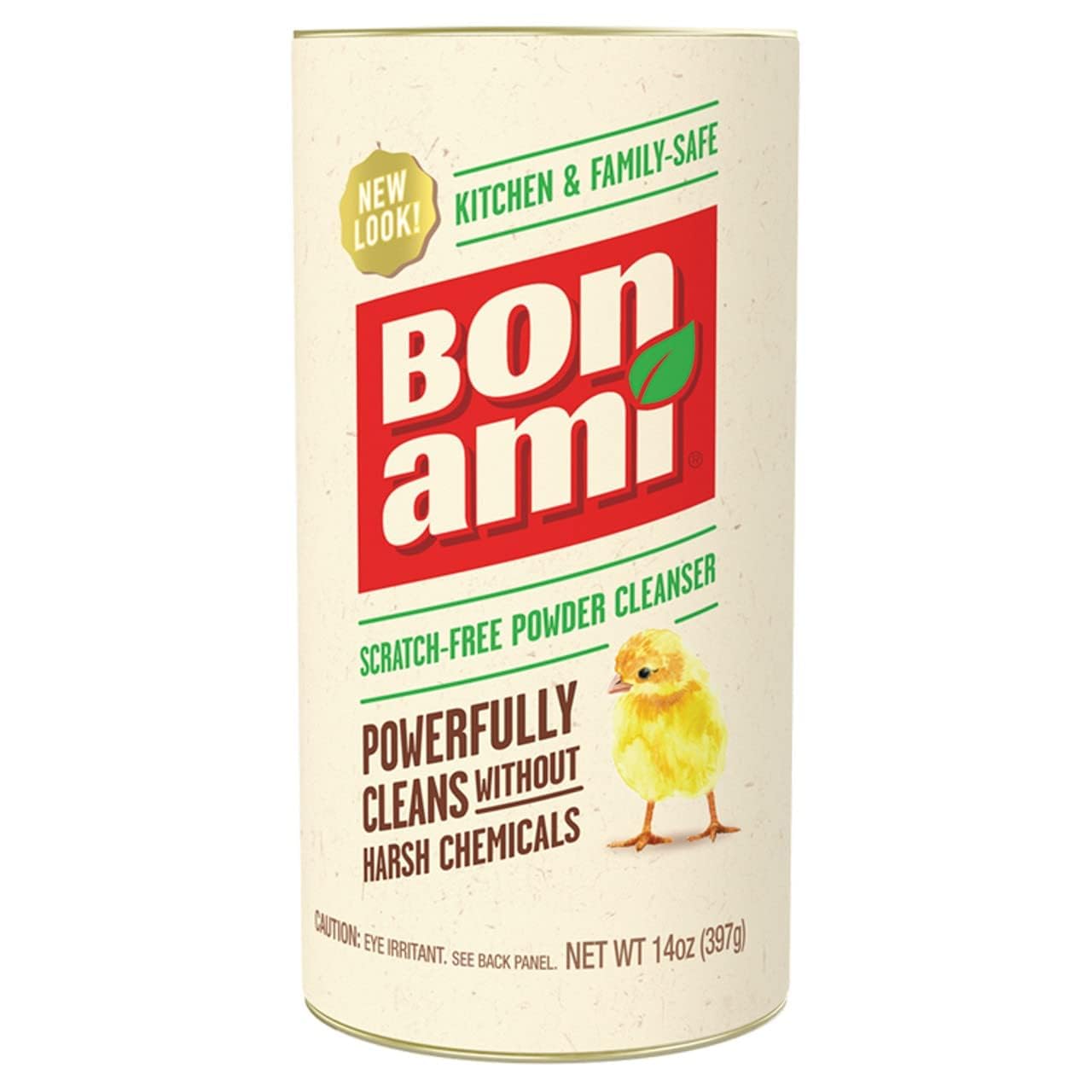 Bon Ami Powder Cleanser (14oz - 397g), an all purpose cleaner which powerfully cleans without harsh chemicals for all surfaces. 