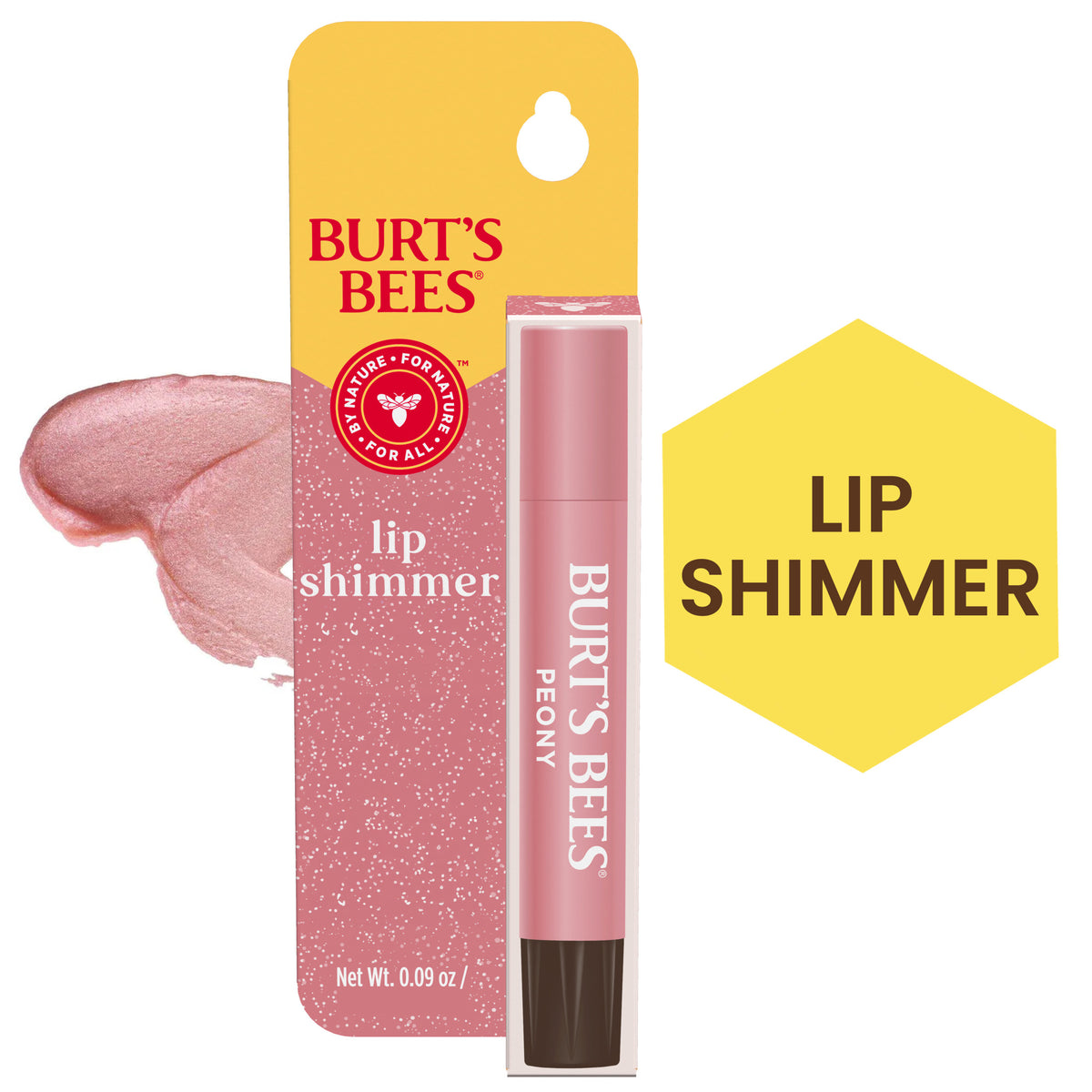 Burt’s Bees Peony Lip Shimmer Tinted Lip Balm | 2.6g