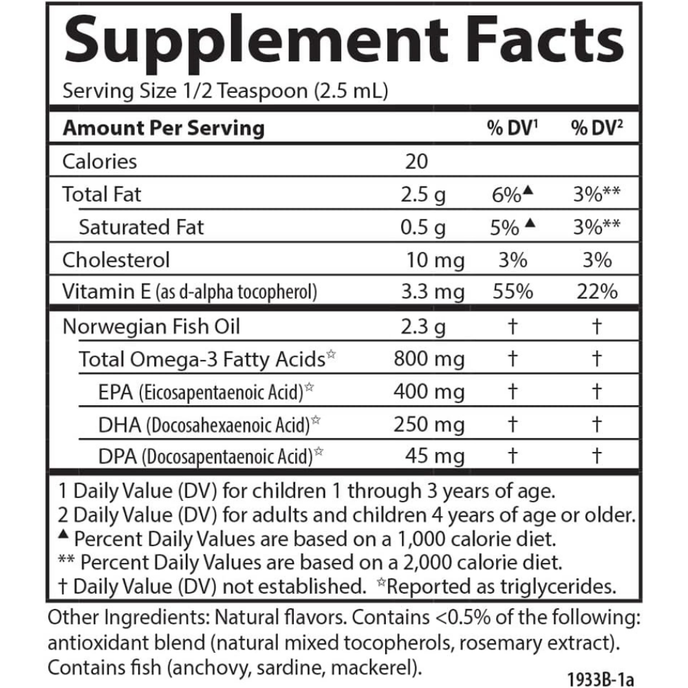Carlsons fish oil with omega-3 and more. 