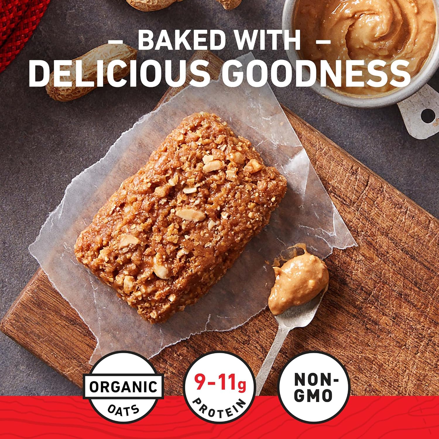 Baked with delicious goodness Clif protein bars contain organic oats, 9-11g of protein and non-gmo