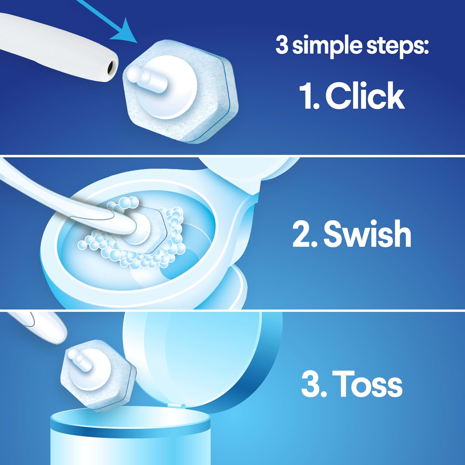 Clorox toilet cleaning refills instructions