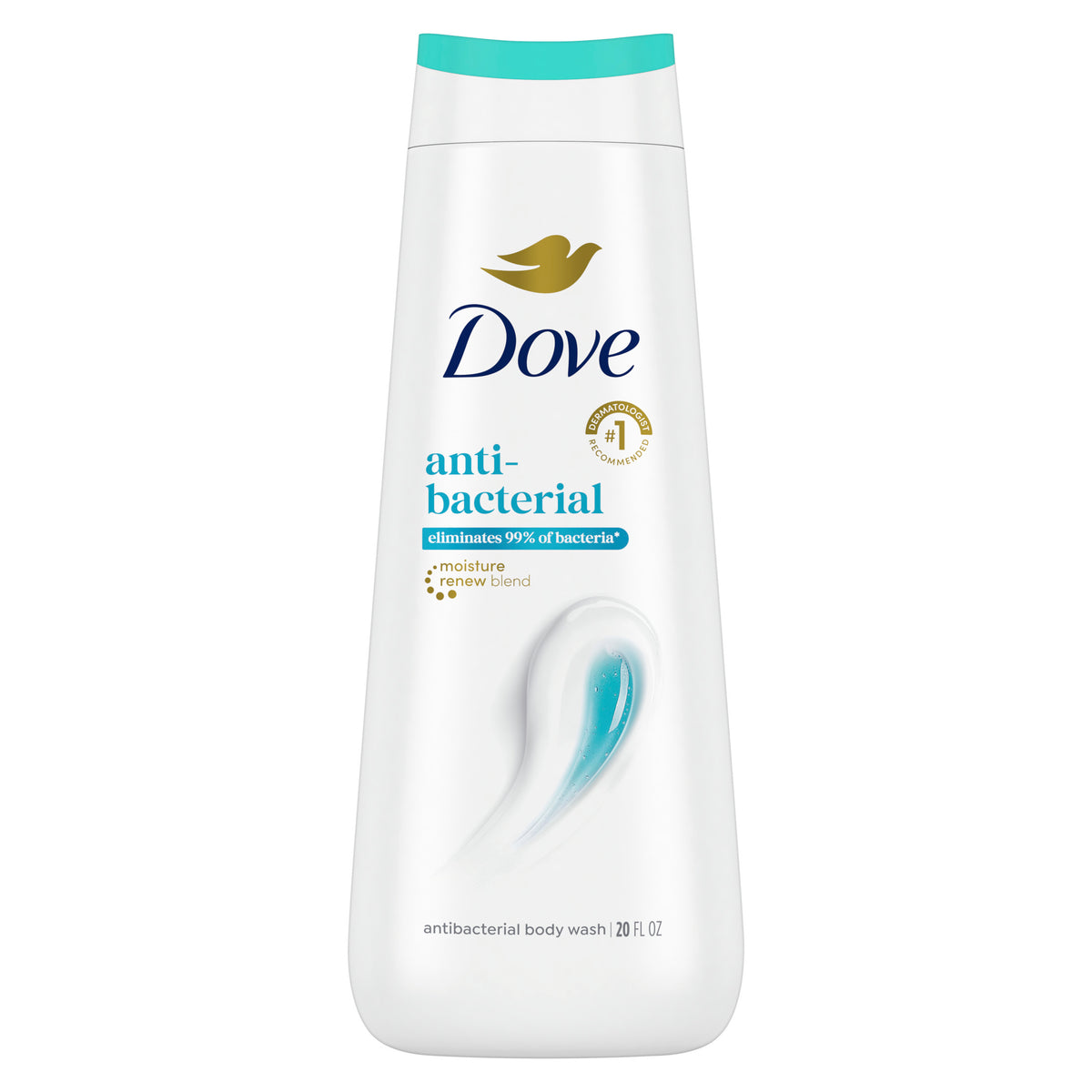 Dove antibacterial Body Wash | 20 Oz (591 ml)
