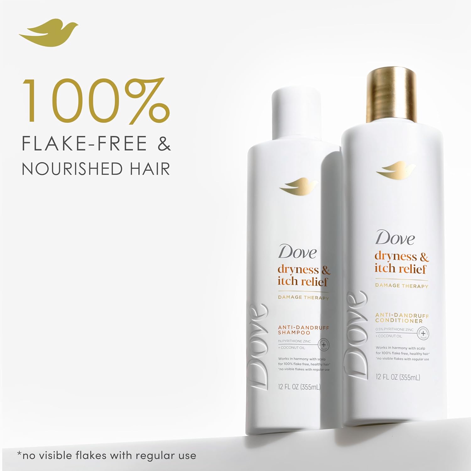 100% flake-free shampoo shampoo & conditioner