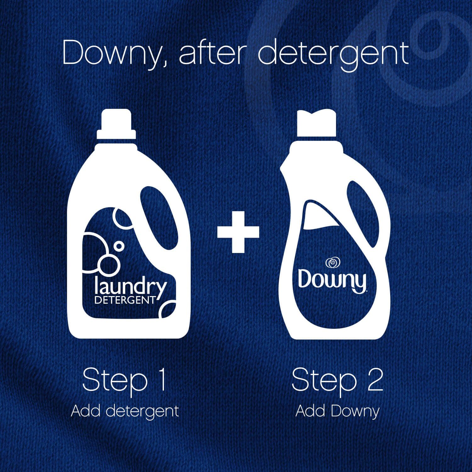 Downy ultra liquid fabric softener after detergents 