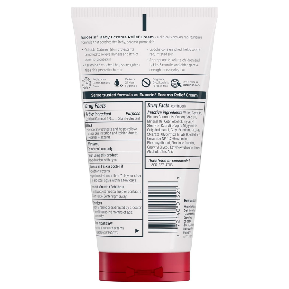 Eucerin Baby Eczema Relief Body Creme, 5 Oz (141 g)