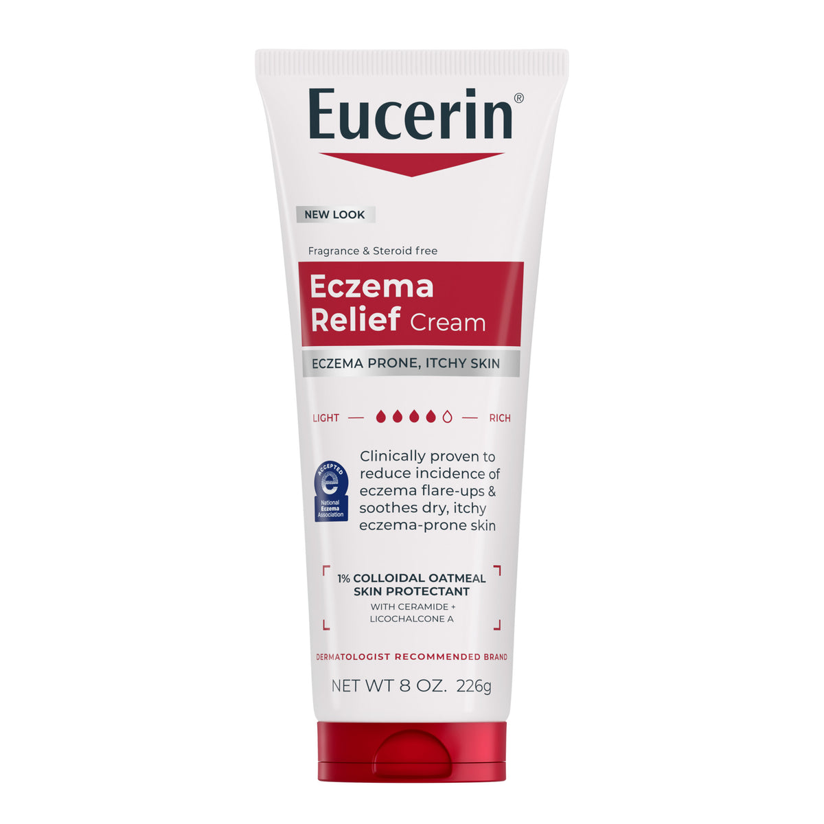 Eucerin Body Creme Eczema Relief, 8 Oz (226 g)
