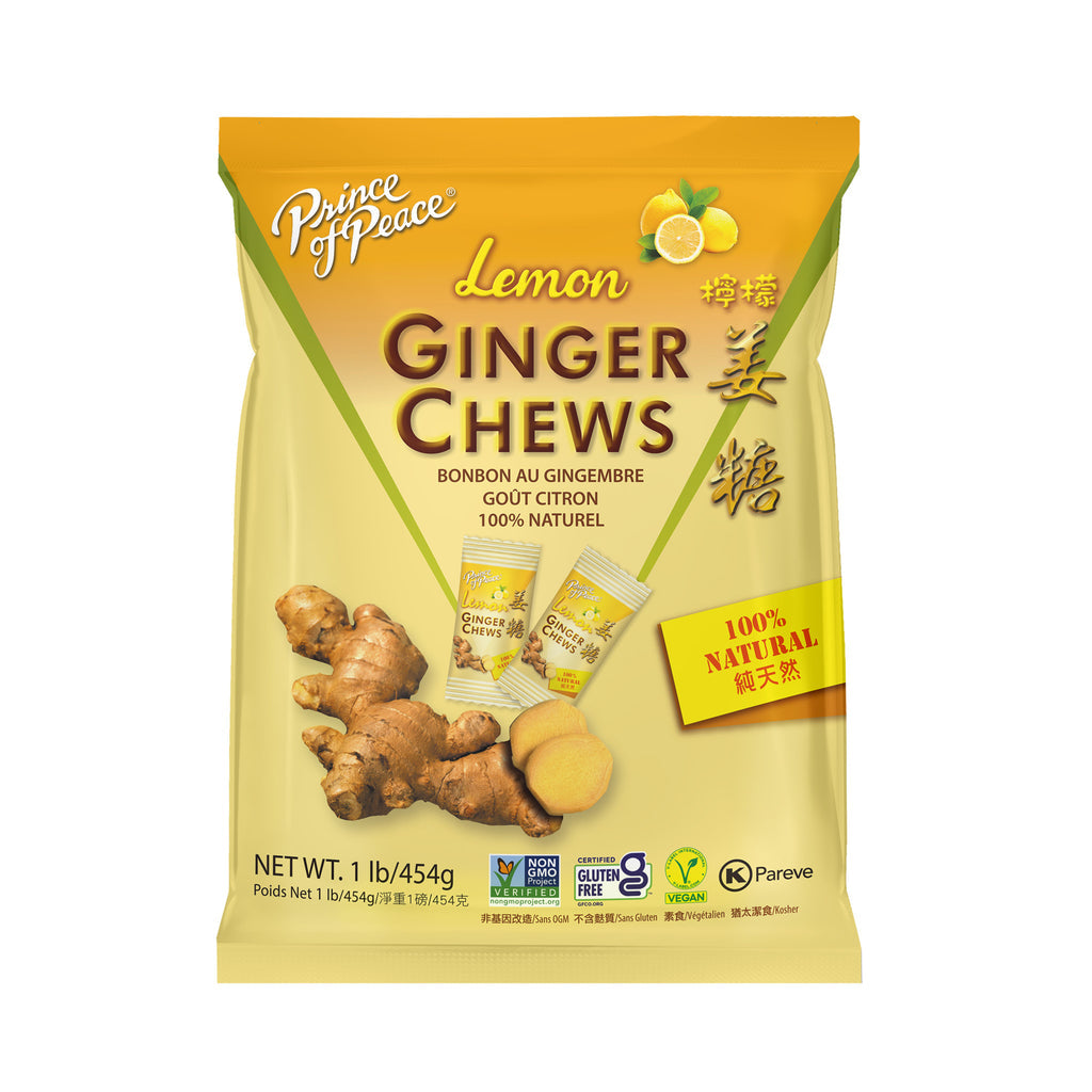 Prince of Peace Ginger Chews With Lemon | 1 lb