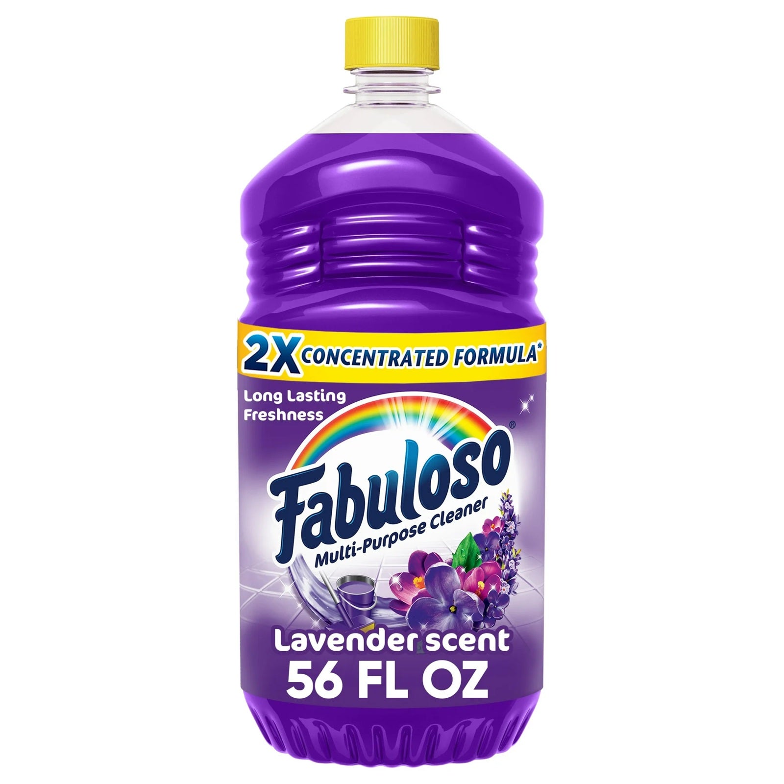 Fabuloso multi-purpose cleaner in lavender scent with 2x concentrated formula 