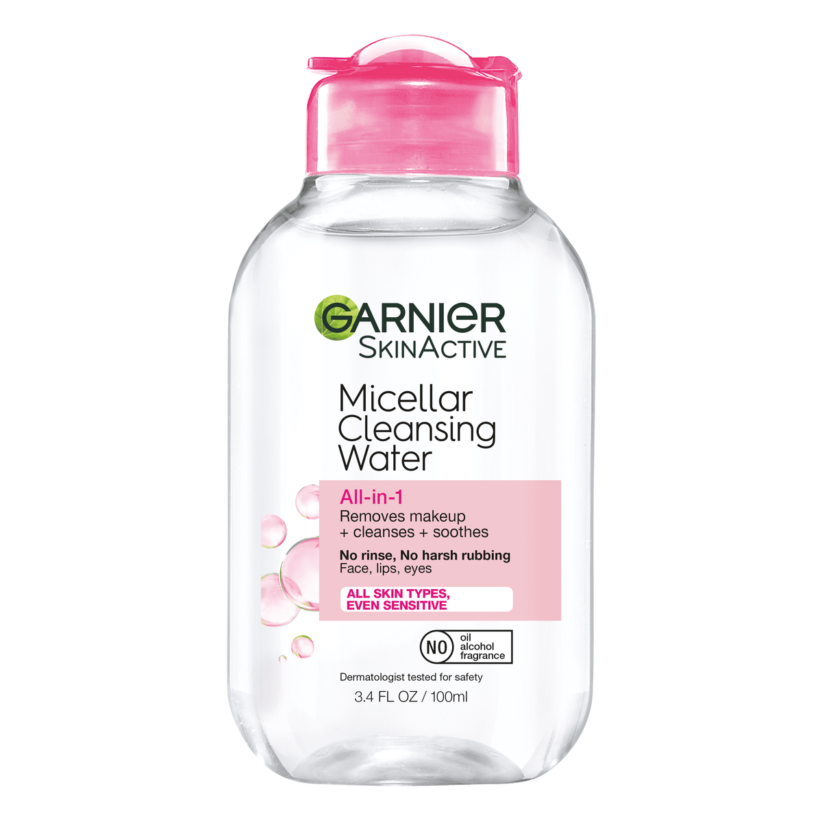 Garnier Micellar Cleansing Water, 3.4 Oz (100 ml)