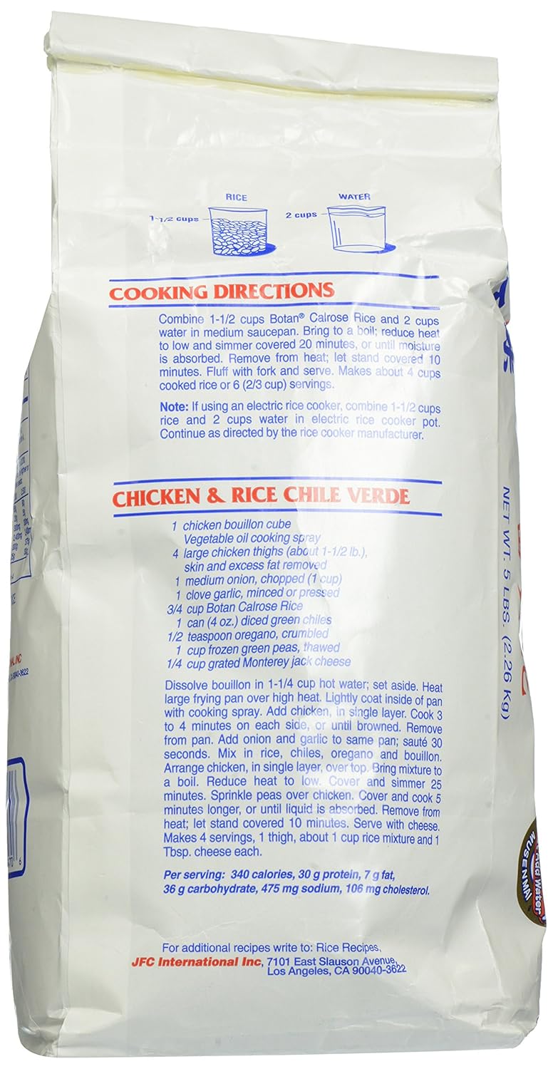 Botan Musenmai Calrose Rice | 5 lb.