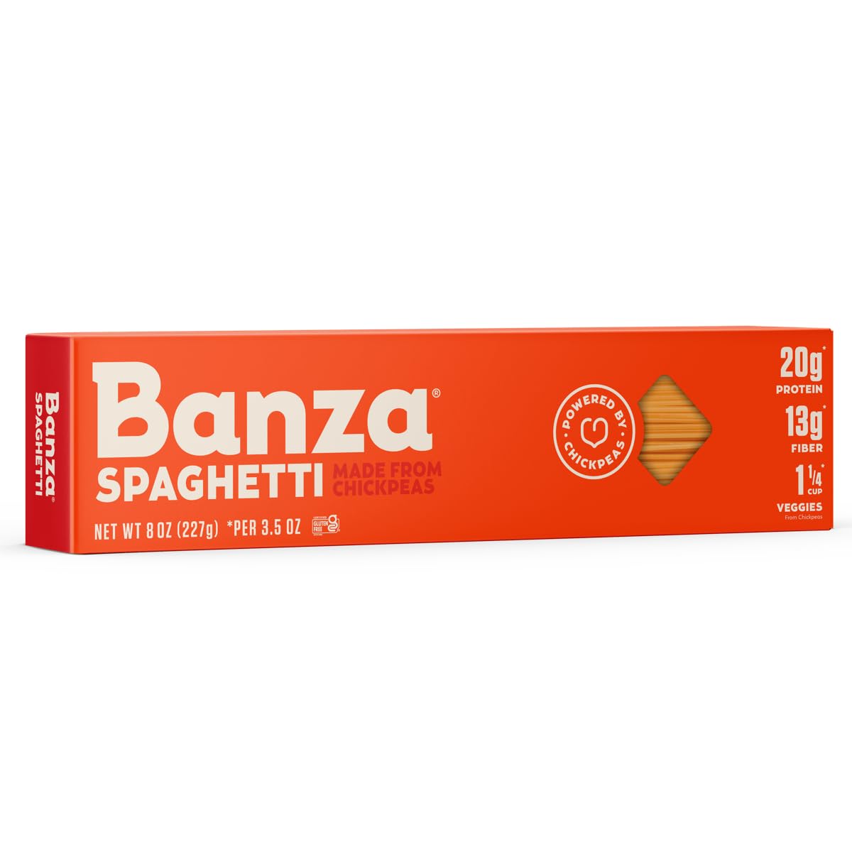Banza Chickpea Pasta | Spaghetti | 8 Oz