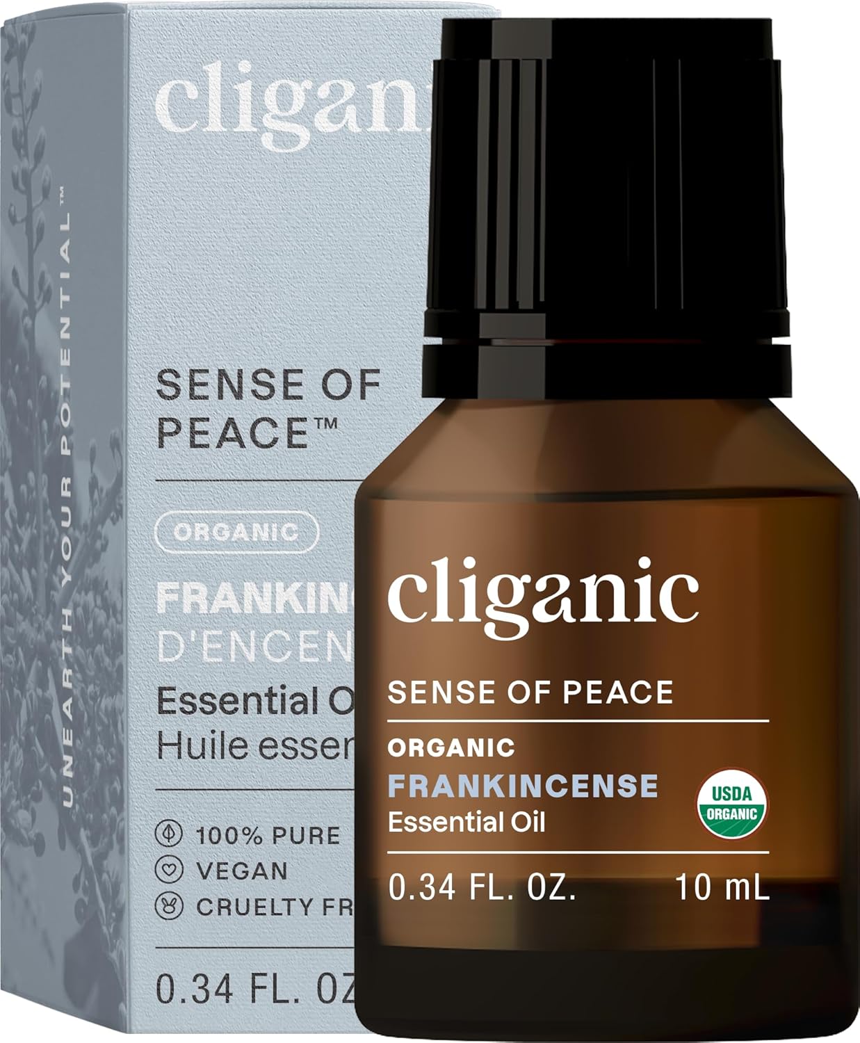 Cliganic Organic Frankincense Essential Oil | 10ml