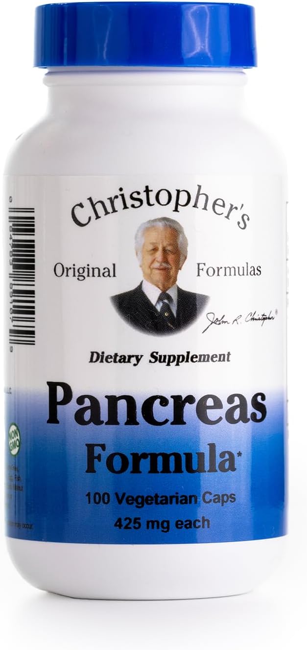 Christopher's Original Formulas Pancreas Formula | 100 Caps