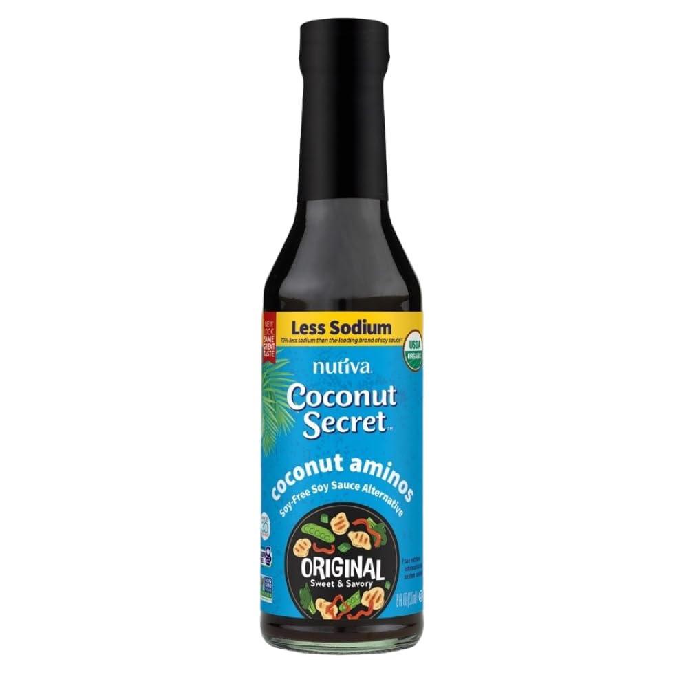 Coconut Secret Coconut Aminos Soy-Free Seasoning Sauce | 8 Oz (237 ml)