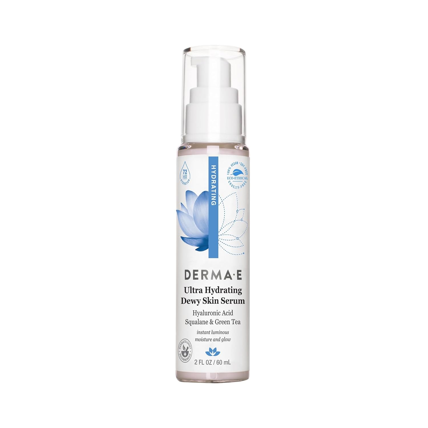 DERMA E Hydrating Serum with Hyaluronic Acid | 2 Oz