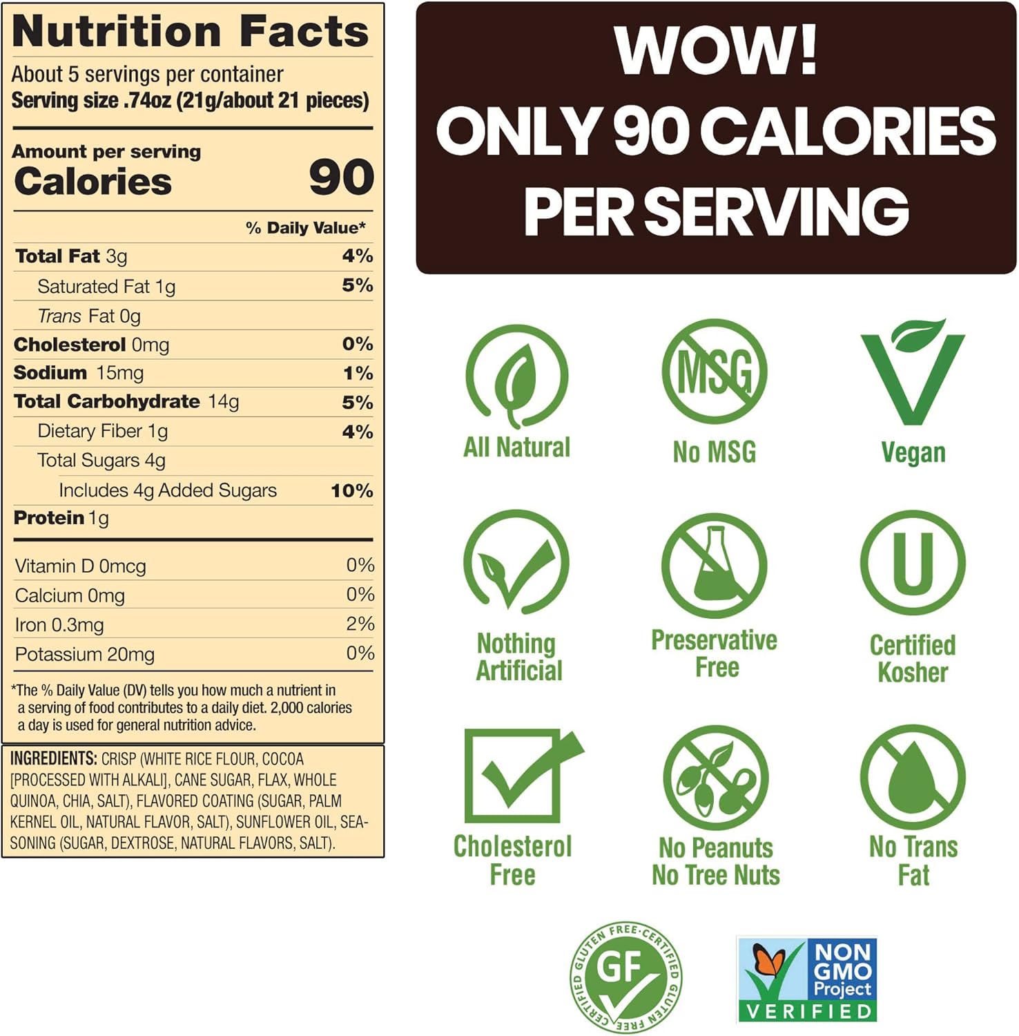Drizzilicious Cookies & Cream Bites, 210g (10 pack)