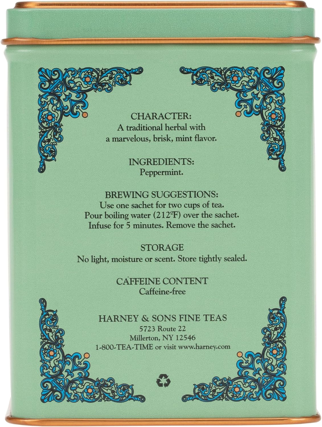 Harney & Sons Peppermint Herbal Tea | 20 Tea Sachets