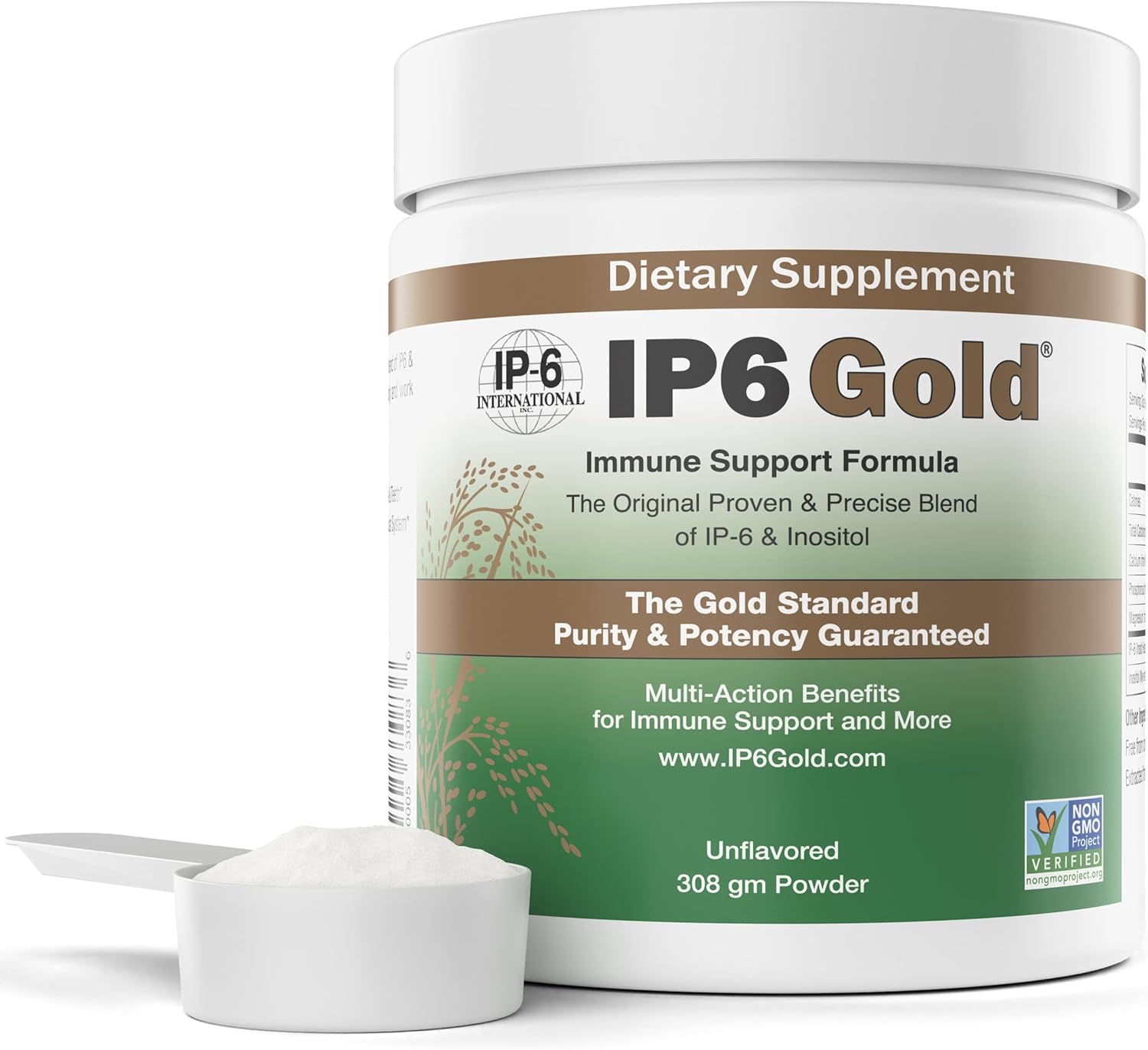 IP6 with inositol (IP6 Gold Powder) 308g unflavoured Powder