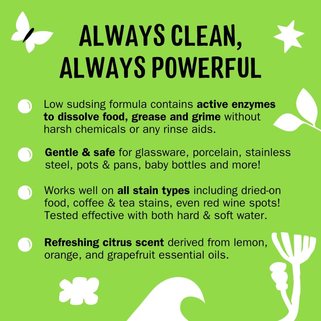 Molly's Suds Dishwasher Pods | Citrus | 60 Count