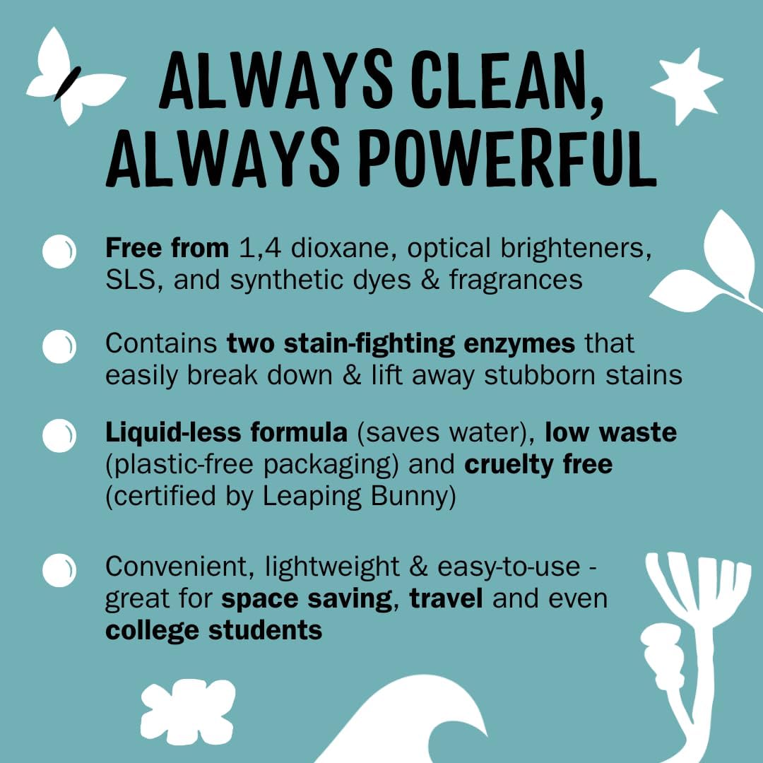 Molly’s Suds Laundry Detergent Sheets | 70 Loads | Unscented