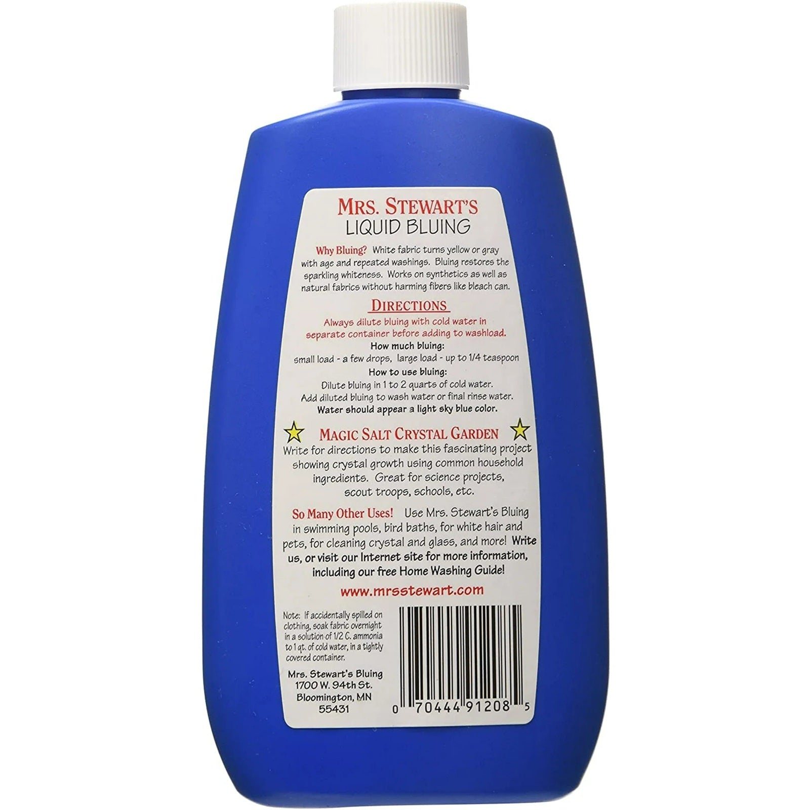 Mrs. Stewart's Liquid Bluing | 8 Oz (237 ml)