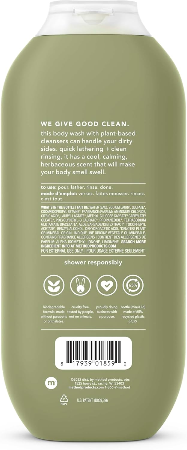 Method, Men, Body Wash | Juniper + Sage | 532ml