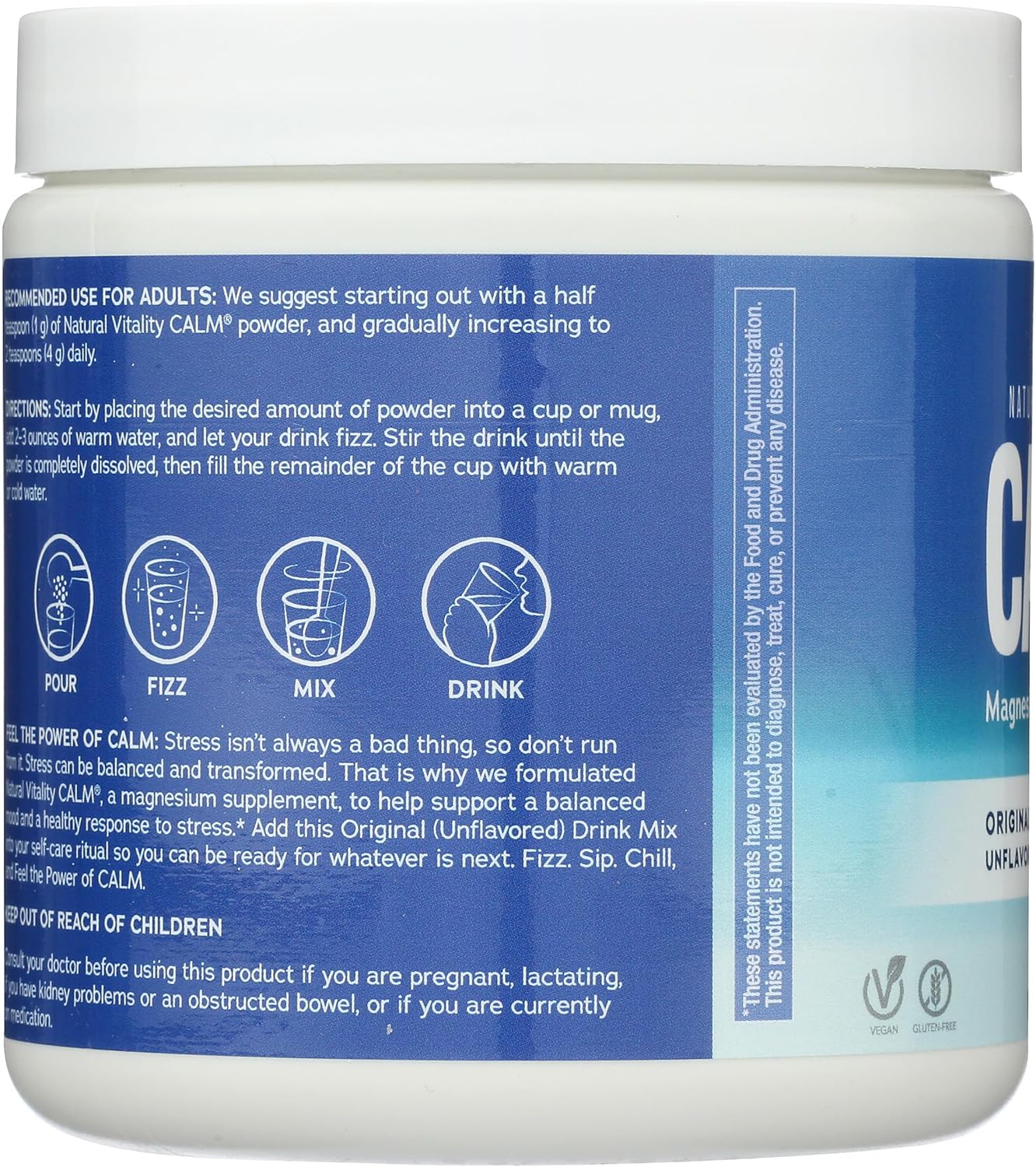 Natural Vitality Natural Calm | Unflavored | 226g