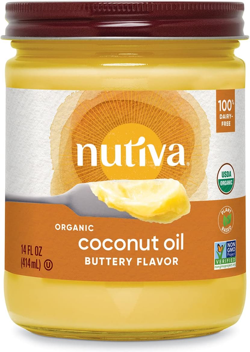 Nutiva - Organic Refined Coconut Oil Buttery Flavor - 14 oz.