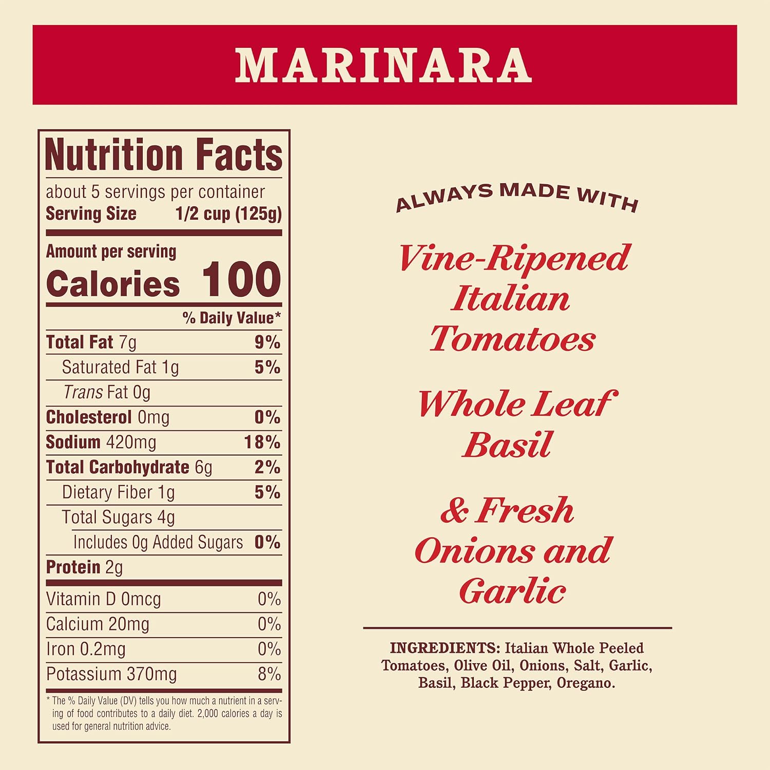 Rao’s Homemade Marinara Sauce | 24 Oz