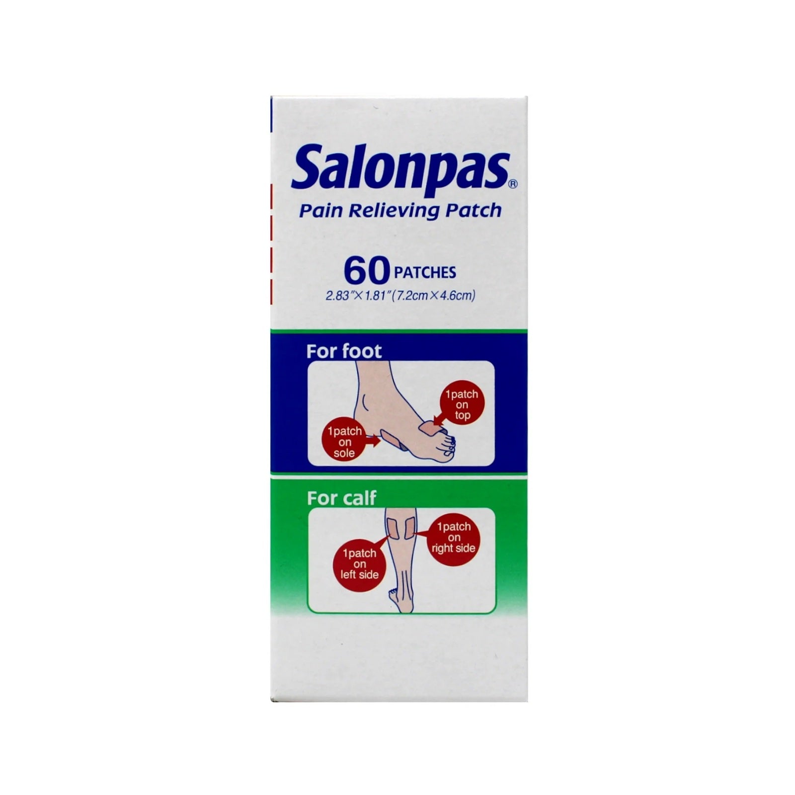 Salonpas Pain Relieving Patch | 60 Count