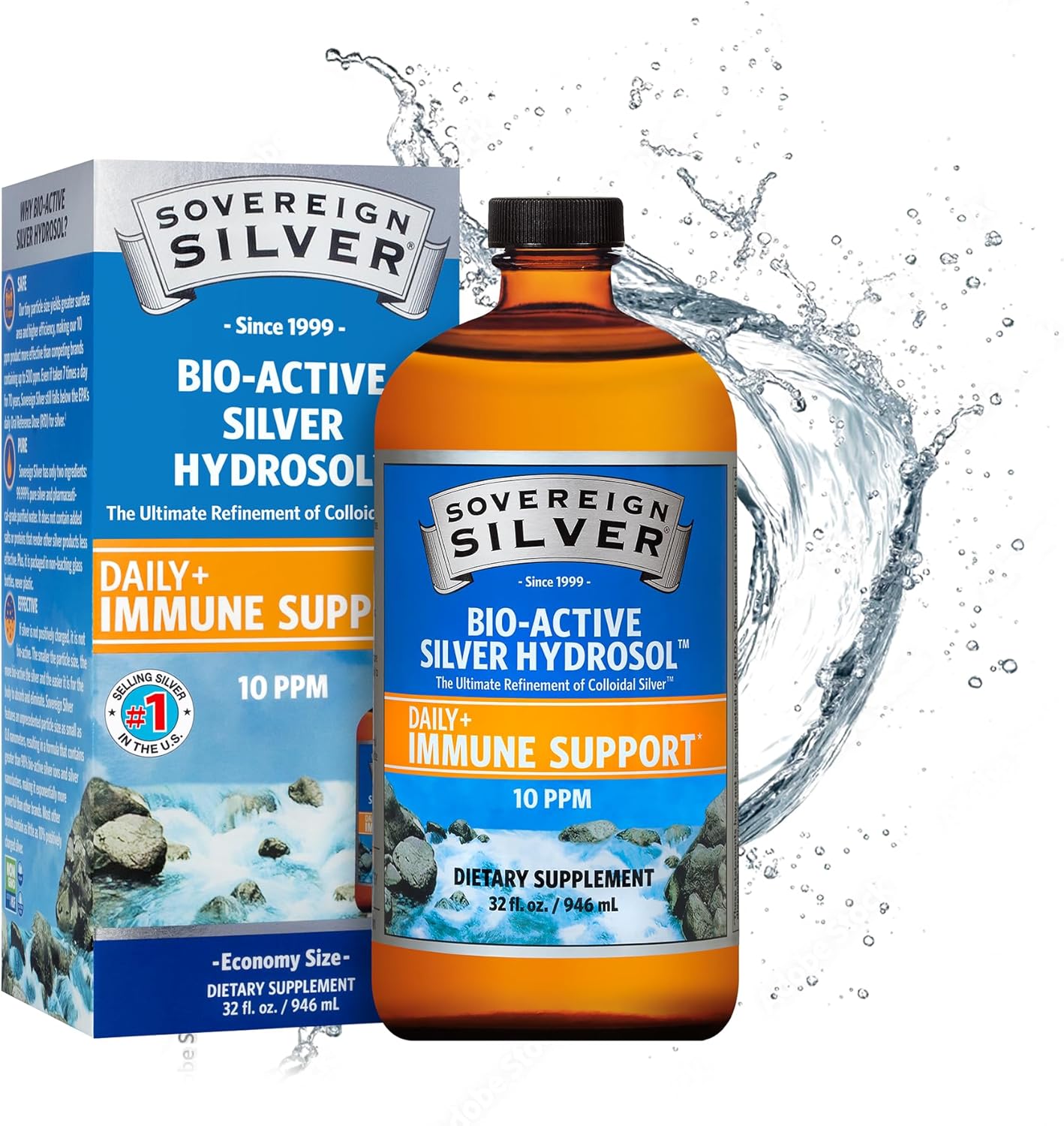 Sovereign Silver - Ion Water | 946ml Bottle