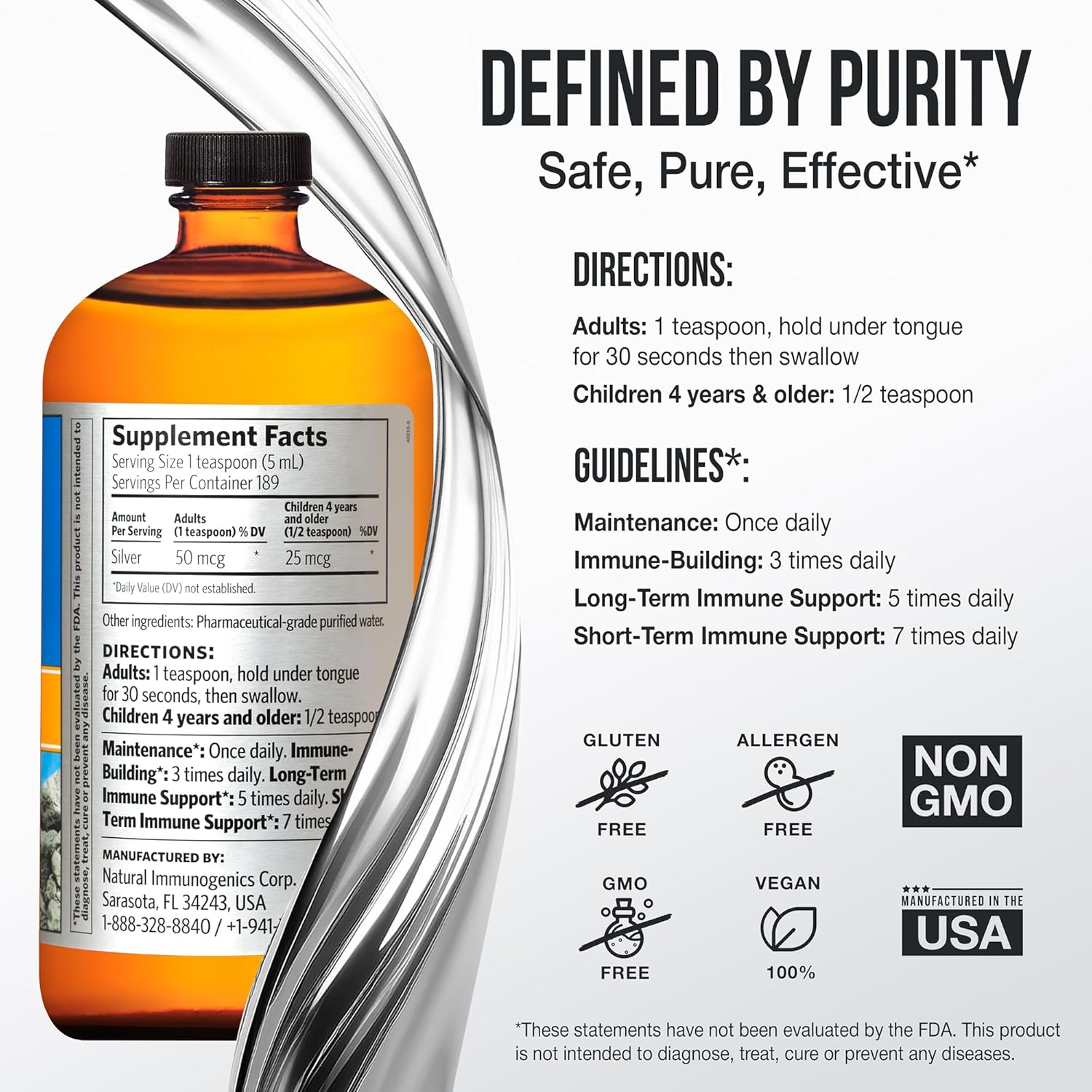 Sovereign Silver - Ion Water | 946ml Bottle