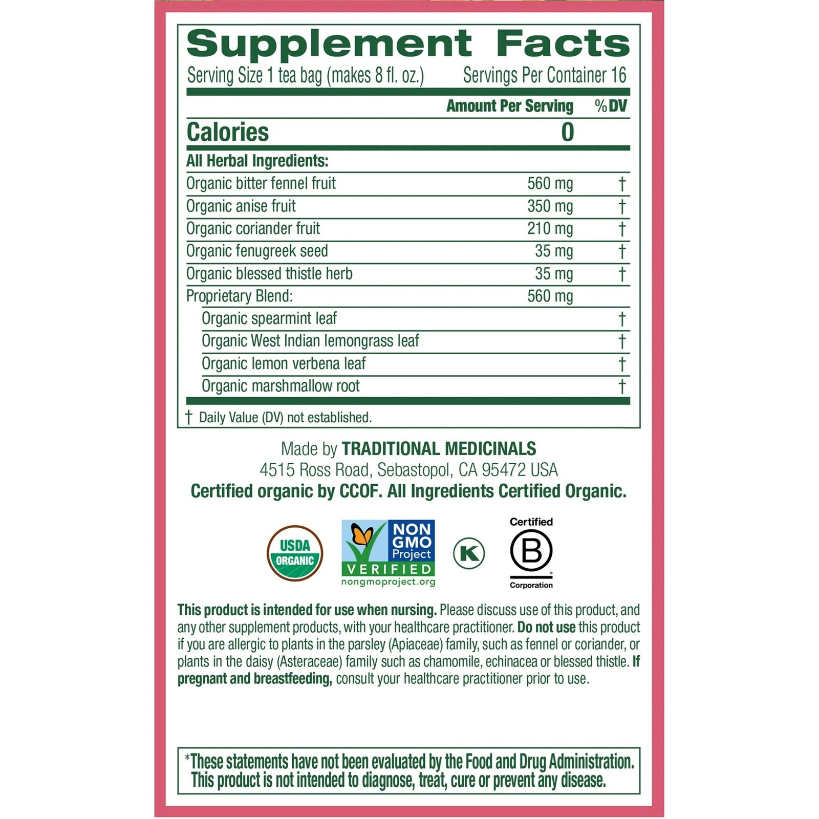 Organic Mother's Milk®