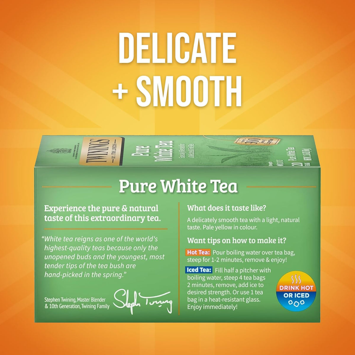 Twinings Pure White Tea | 20 Tea Bags