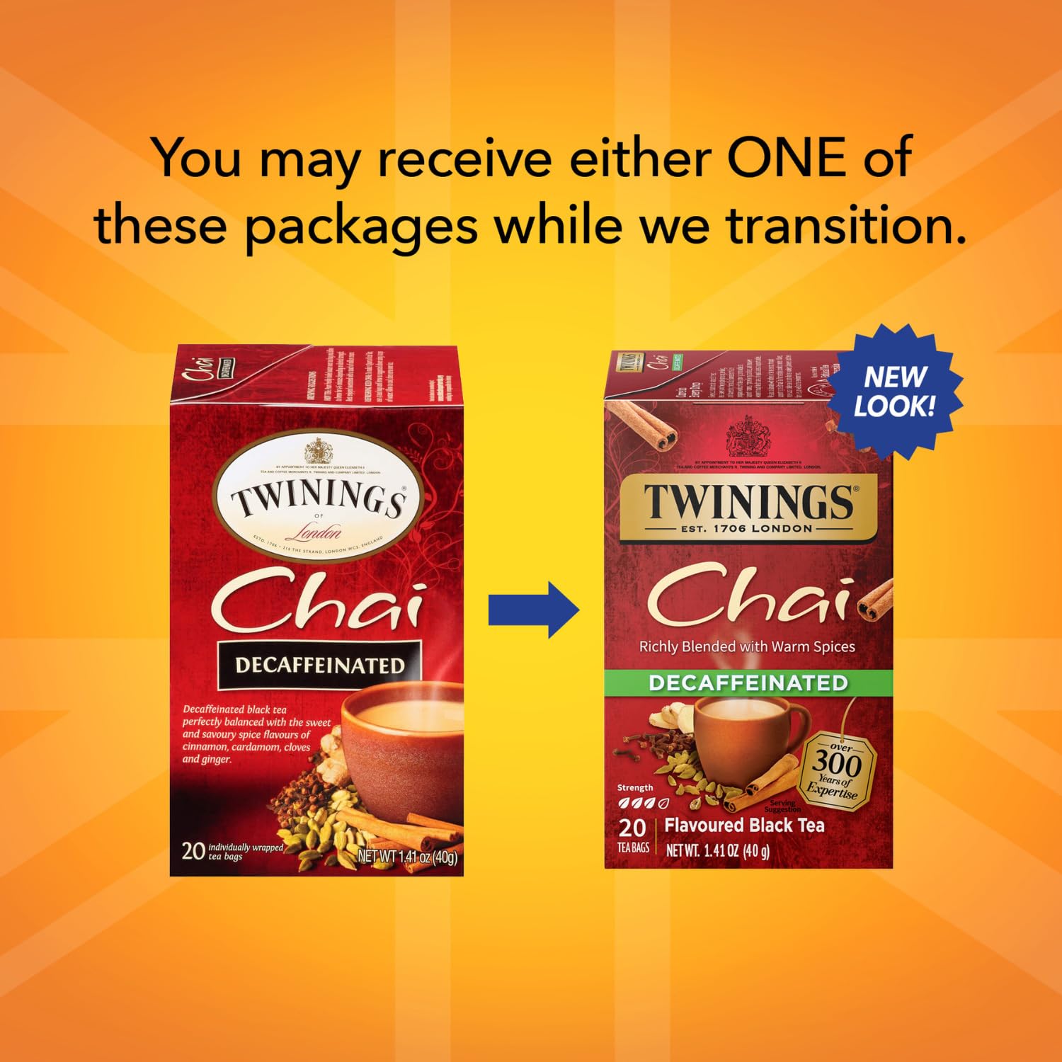 Twinings Chai Tea | Decaf | 20 Tea Bags