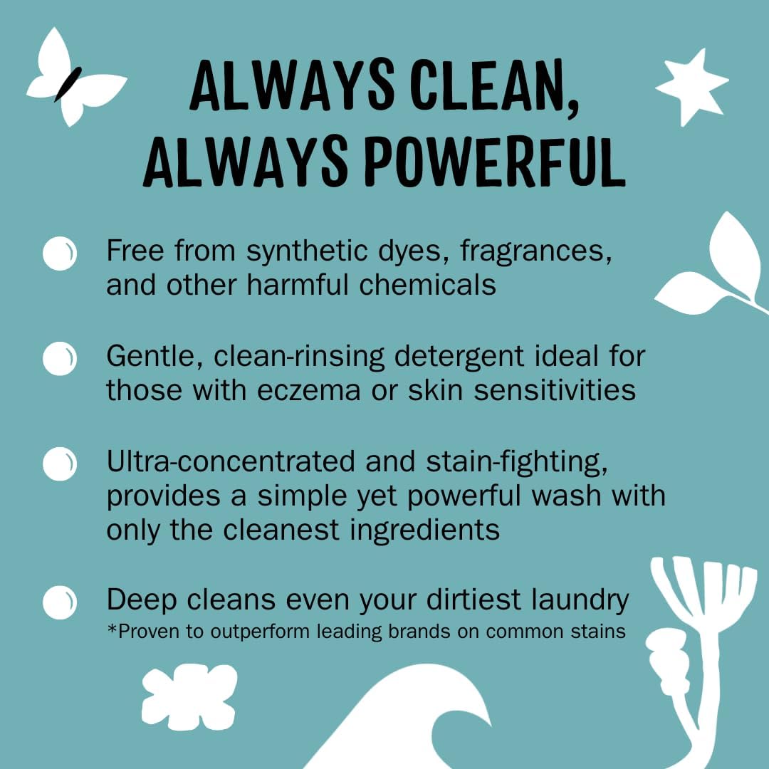 Molly’s Suds Original Laundry Detergent Powder is free from fragrances and other harmful chemicals - clean detergent for skin sensitivities. 