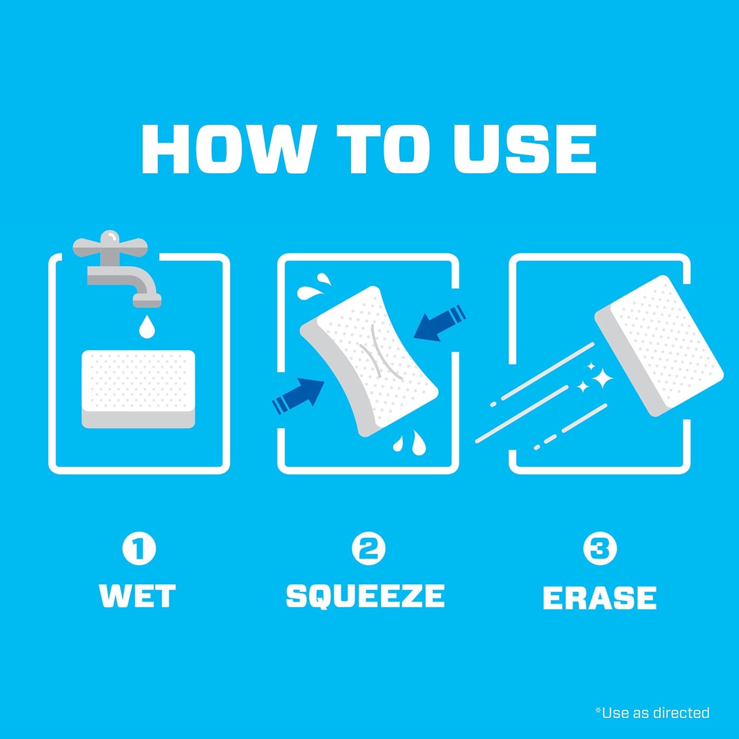 Mr Clean magic eraser instruction