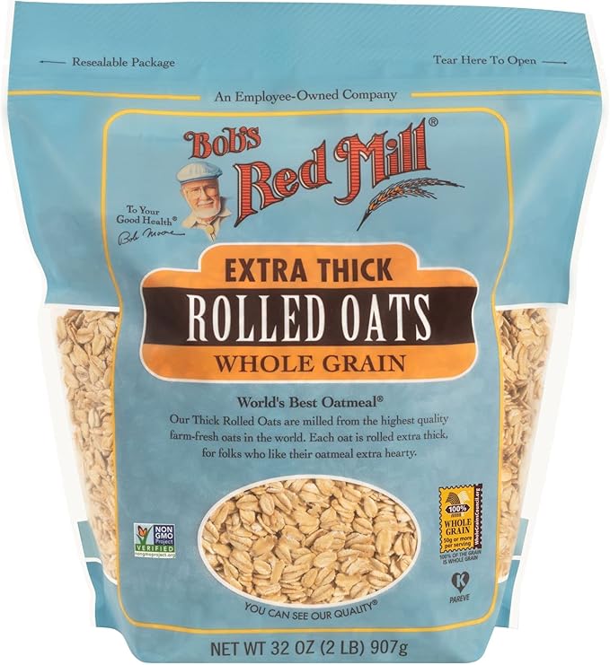 Bob's Red Mill Extra Thick Rolled Oats Whole Grain | 907 g