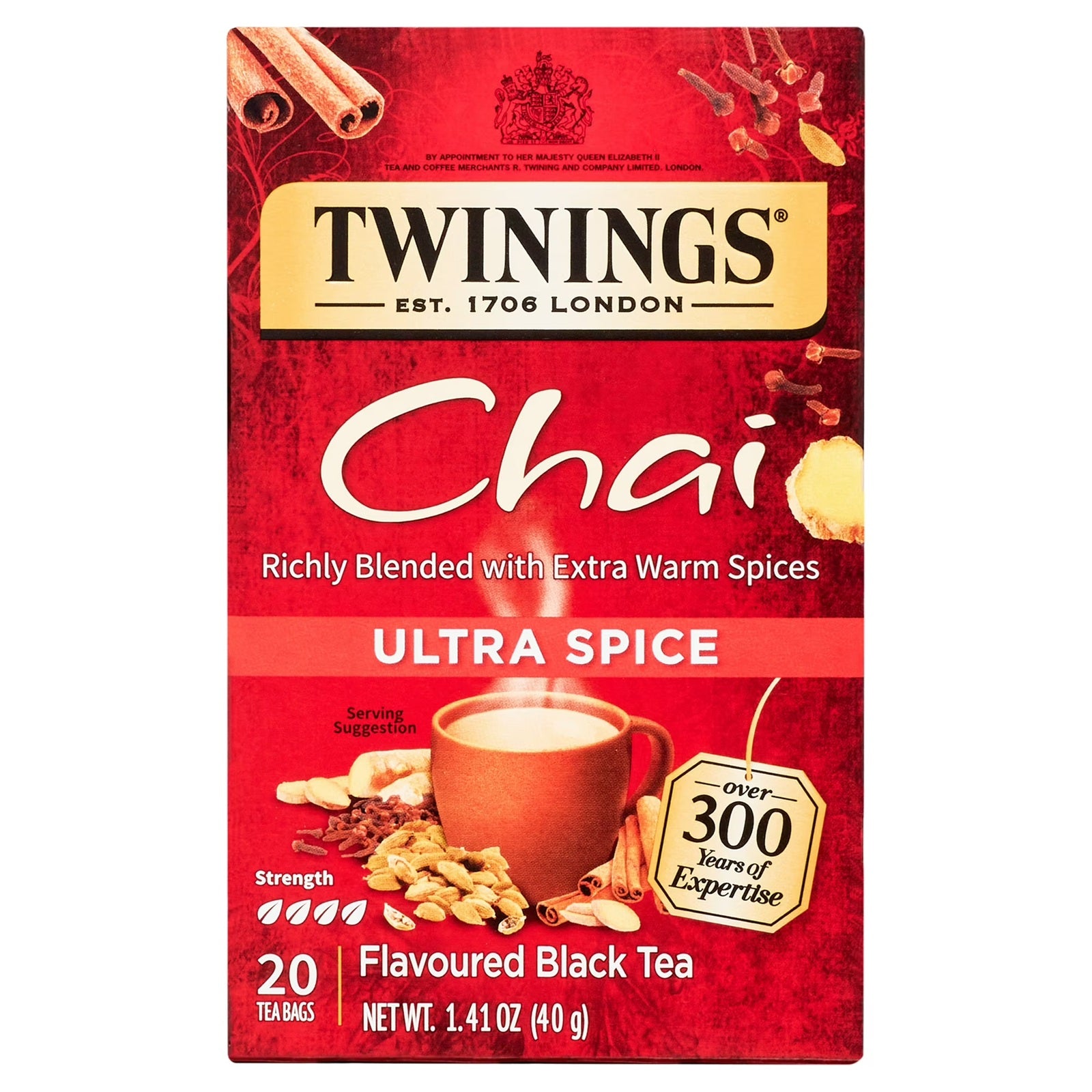 Twinings of London Ultra Spice Chai | 20 Tea Bags