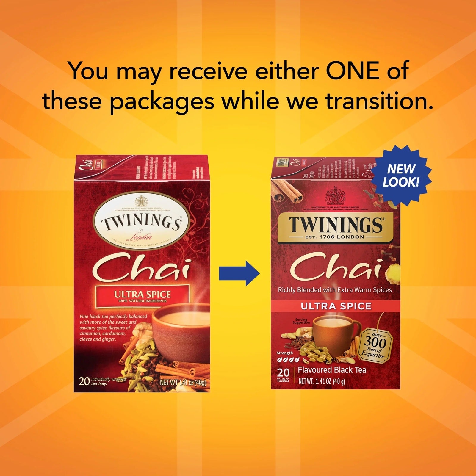 Twinings of London Ultra Spice Chai | 20 Tea Bags