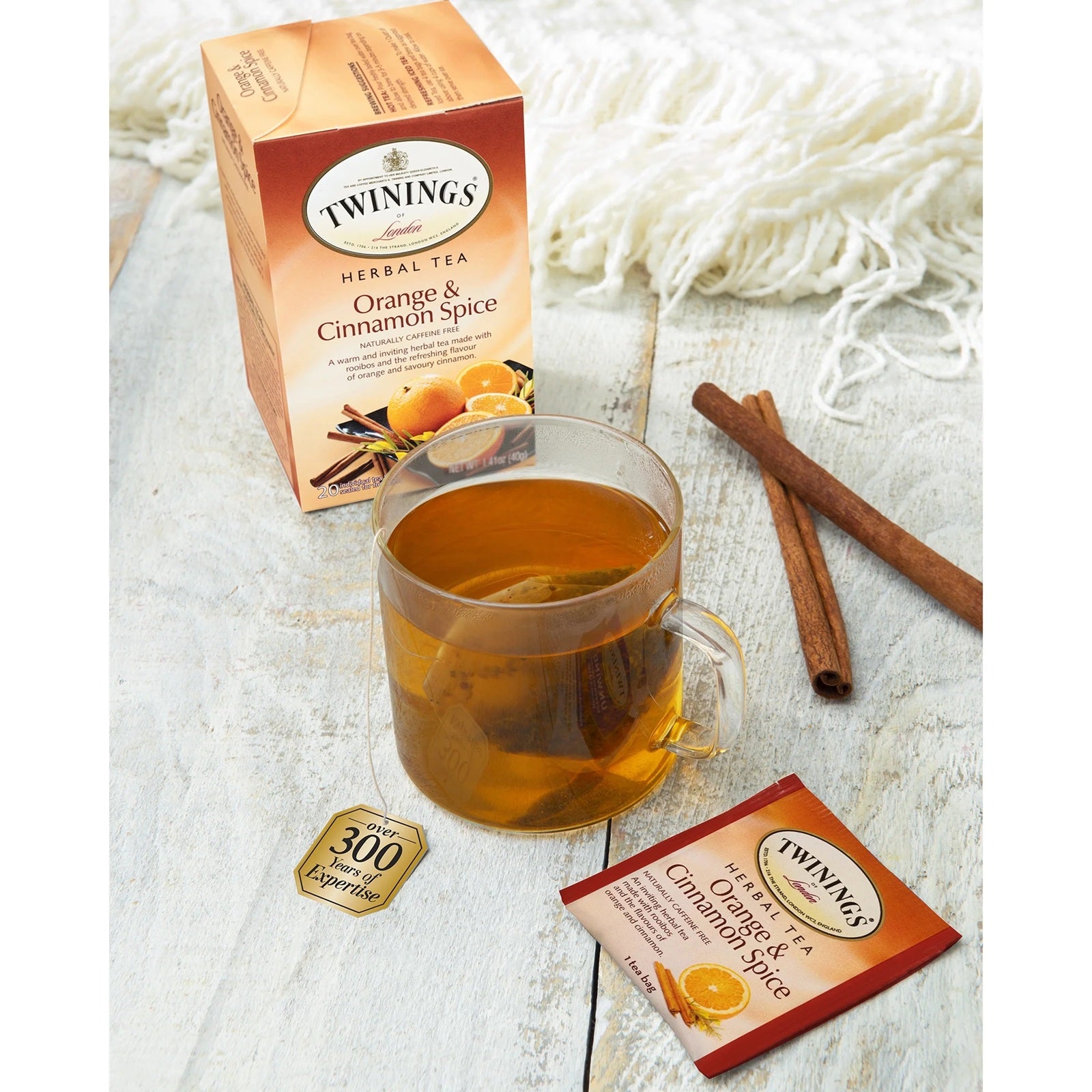 Twinings Orange & Cinnamon Spice Tea, 20 Tea Bag