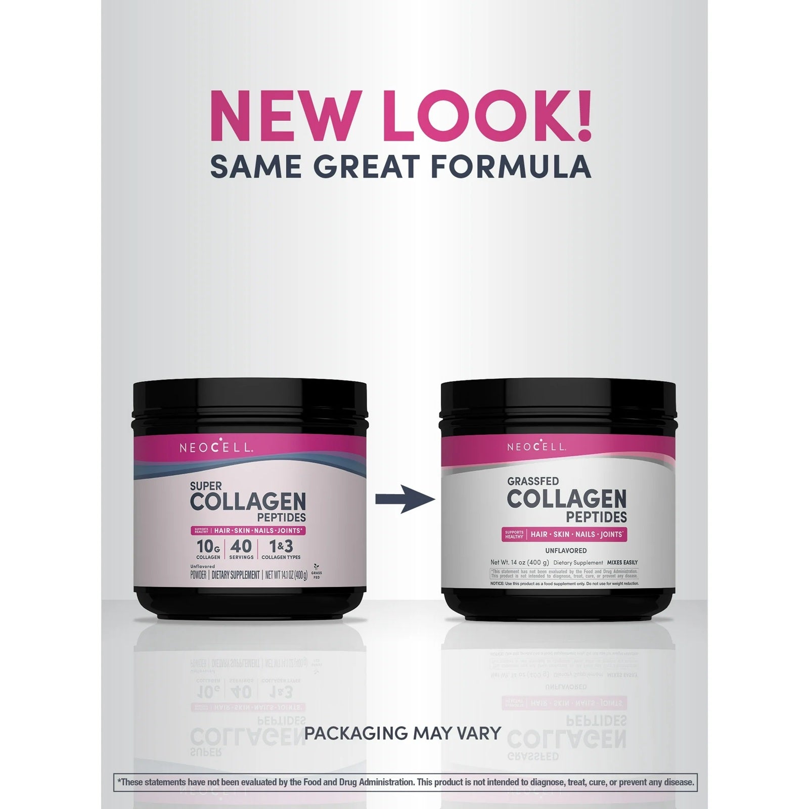 NeoCell Super Collagen Type 1 & 3, Unflavored, 397 g