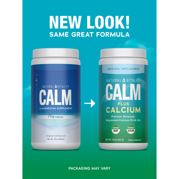 Natural Vitality Natural Calm + Calcium | Unflavoured | 454 g