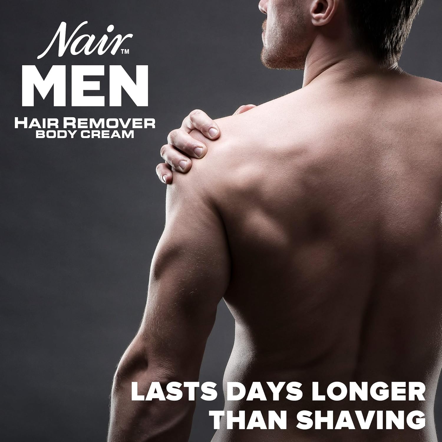 Nait men hair remover body cream lasts days longer than shaving. 