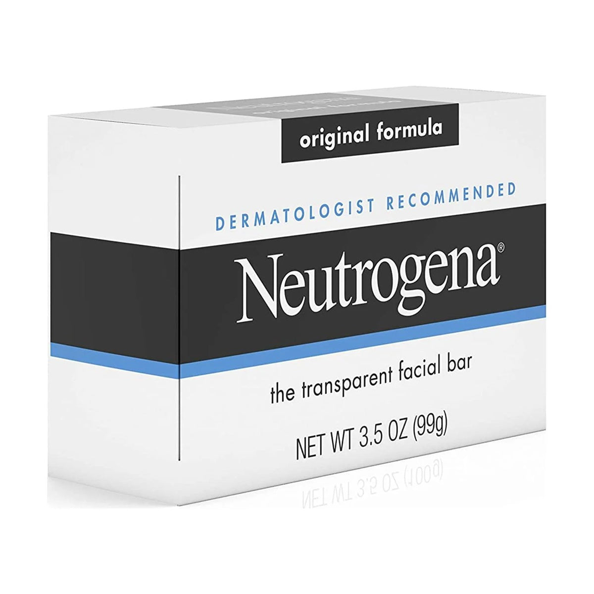 Neutrogena transparent facial bar - original formula box, dermatologist recommended body wash