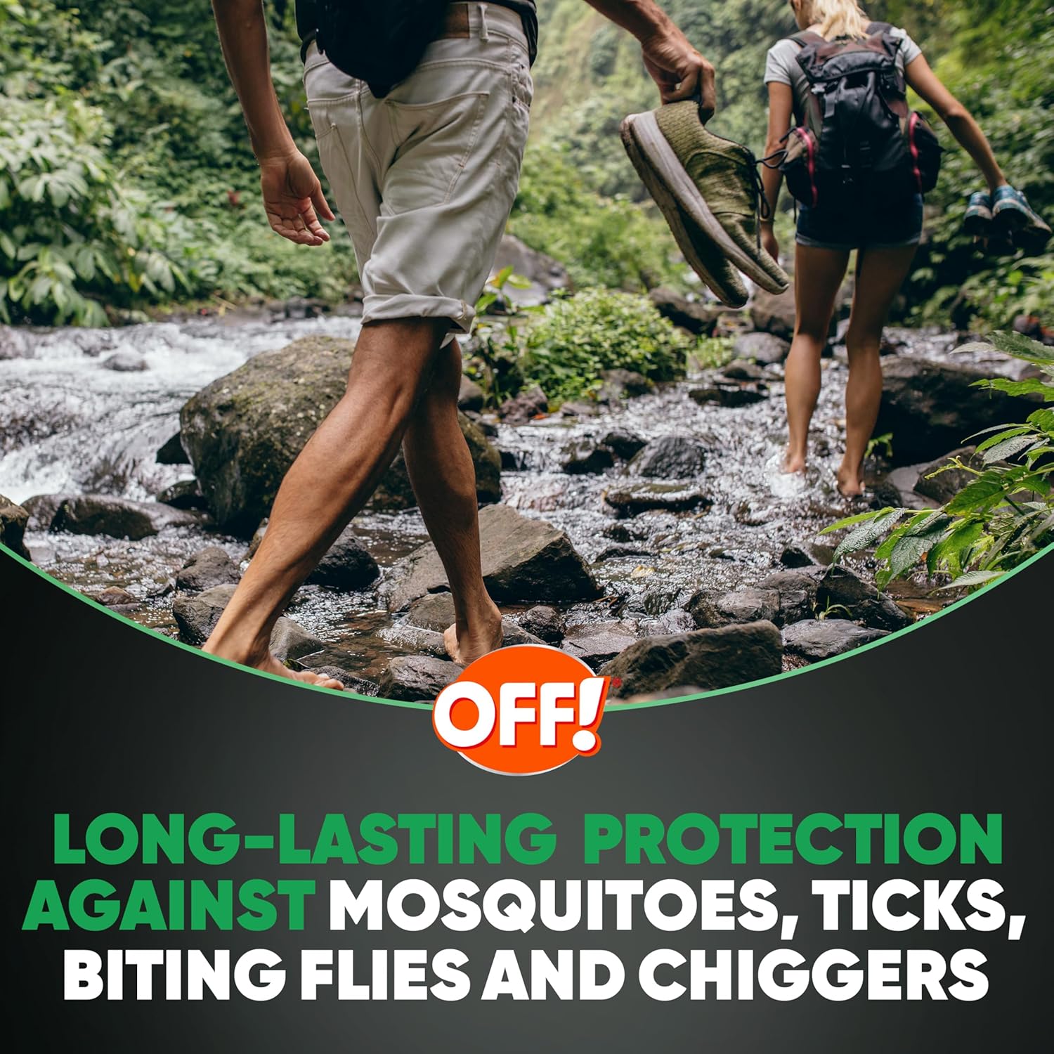 Off sportsmen deep woods insect repellant spray offers long lasting protection against mosquitoes, ticks, biting flies and chiggers. 