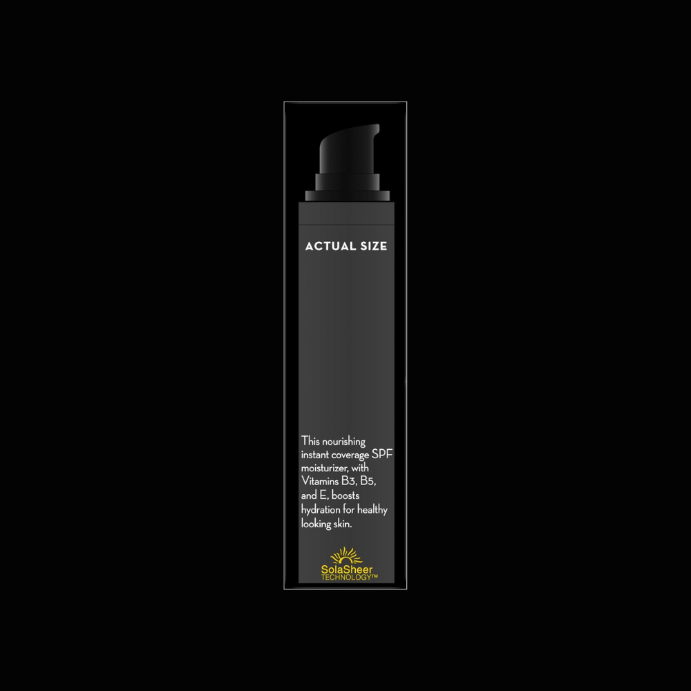 Actual size of Olay total effects 7-in-1 CC cream for instant coverage, moisturizer and more.