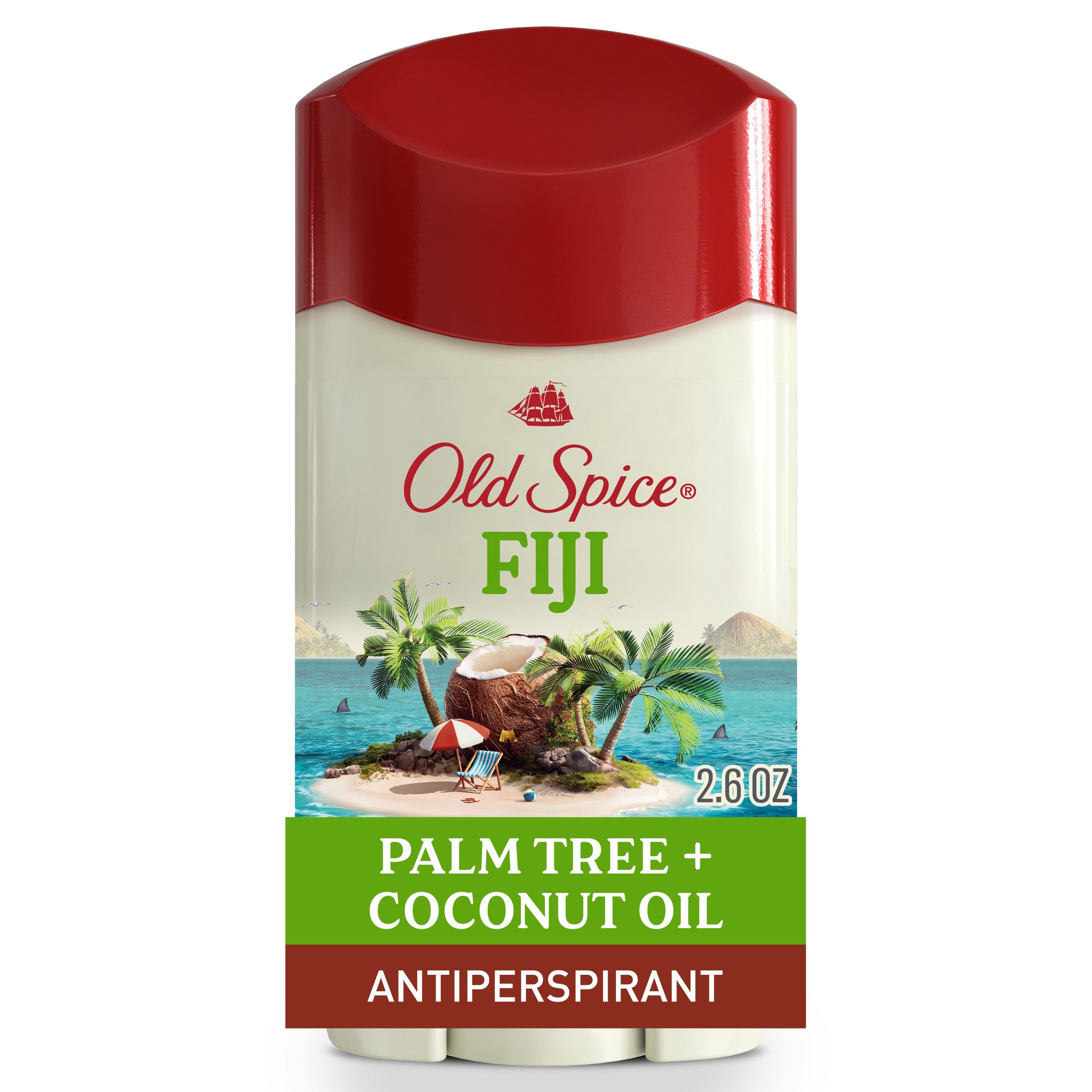 Old Spice Deodorant Fiji, 2.6 Oz (73 g)